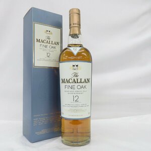 【未開栓】The MACALLAN ザ・マッカラン 12年 ファインオーク ウイスキー 700ml 40% 箱付 11575833 0514