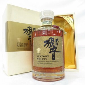 1 jpy ~[ not yet . plug ]SUNTORY Suntory .HIBIKI Gold label whisky 750ml 43% box attaching 11570697 0514