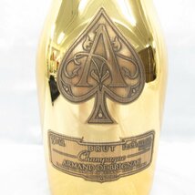 【未開栓】ARMAND DE BRIGNAC アルマン・ド・ブリニャック ブリュット ゴールド シャンパン 750ml 12.5% 布袋付 11575195 0515_画像3