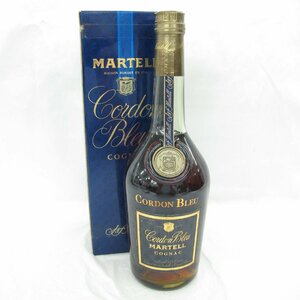 [ not yet . plug ]MARTELL Martell koru Don blue green bottle brandy 700ml 40% box attaching 11575551 0515