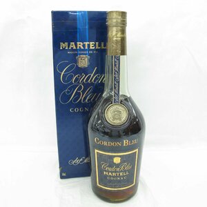 [ not yet . plug ]MARTELL Martell koru Don blue green bottle brandy 700ml 40% box attaching 11575552 0515