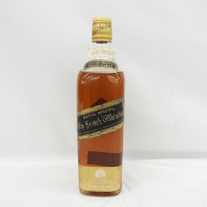 1円～【未開栓】Johnnie Walker ジョニーウォーカー ブラックラベル 特級 ウイスキー 760ml 43% 11566313 0515