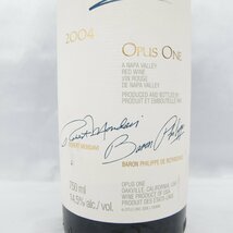 【未開栓】OPUS ONE オーパスワン 2004 赤 ワイン 750ml 14.5% 890111792 0516_画像3