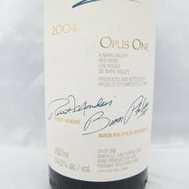 【未開栓】OPUS ONE オーパスワン 2004 赤 ワイン 750ml 14.5% 890111793 0516_画像3