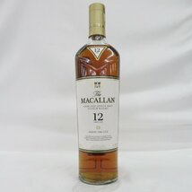 1円～【未開栓】The MACALLAN ザ・マッカラン 12年 シェリーオーク ウイスキー 700ml 40% 11579051 0516_画像1