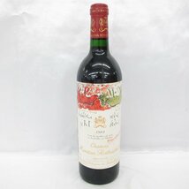 【未開栓】Chateau mouton rothschild シャトー・ムートン・ロートシルト 1989 赤 ワイン 750ml 12.5％ 11578153 0517_画像1