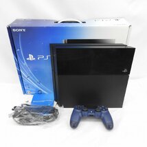 【中古品】SONY ソニー PlayStation4 PS4 プレイステーション4 500GB CUH-1100AB01 ジェットブラック 11569073 0516_画像1