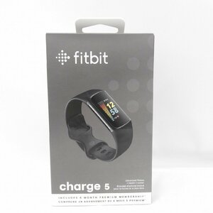 【未開封/未使用品】フィットネストラッカー Fitbit フィットビット Charge 5 FB421BKBK-FRCJK ブラック/グラファイト 11574179 0517