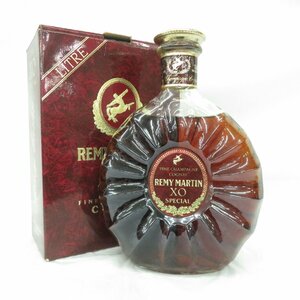 1 jpy ~[ not yet . plug ]REMY MARTIN Remy Martin XO special clear bottle brandy 1000ml 40% box attaching * fluid leak trace have 11579067 0517