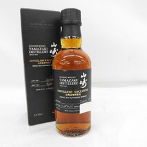 1円～【未開栓】SUNTORY サントリー 山崎蒸溜所限定 スパニッシュオーク ベビーボトル ウイスキー 180ml 48％ 箱付 11577594 0517_画像1