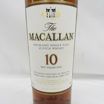 【未開栓】The MACALLAN ザ・マッカラン 10年 シェリーオーク ウイスキー 700ml 40% 箱付 11580526 0517_画像3