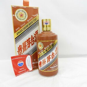 【未開栓】貴州茅台酒 マオタイ酒 五星麦ラベル 干支ボトル 辰 2024 MOUTAI KWEICHOW 中国酒 500ml 53% 994g 箱付 11579382 0517