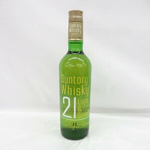 1円~ 【未開栓】SUNTORY サントリー 21 ライト＆スムース ウイスキー 500ml 40% 11572302 0520