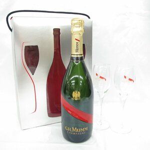 1円～【未開栓】G.H.Mumm G.H.マム グラン・コルドン グラス2脚入りボックス シャンパン 750ml 12% 箱あり 11578528 0519