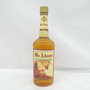 1円～【未開栓】Mc Adams マック アダムス ブレンド カナディアン ウイスキー 750ml 40% 11570737 0521