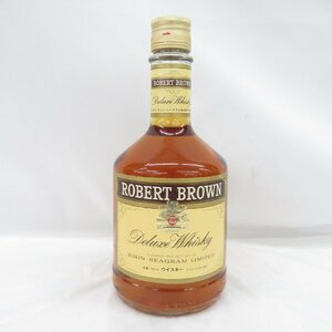 1円～【未開栓】KIRIN キリンシーグラム ROBERT BROWN ロバートブラウン デラックス ウイスキー 750ml 43% 11570715 0521