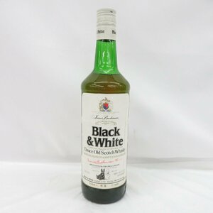 1円～【未開栓】BUCHANANS ブキャナンズ Black&White ブラック＆ホワイト チョイスオールド ウイスキー 750ml 43% 11578162 0521