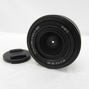 [ beautiful goods ]SONY Sony camera lens zoom lens FE 28-60mm F4-5.6 SEL2860 11581196 0521