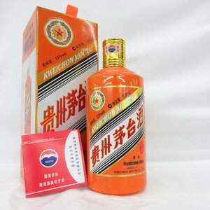 [ not yet . plug ]... pcs sake mao Thai sake . star wheat label . main bottle . year 2021 MOUTAI KWEICHOW China sake 500ml 53% 920g box / booklet attaching 11585077 0523