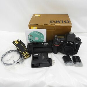 【中古品】Nikon ニコン デジタル一眼レフカメラ D810 ボディ マルチパワーバッテリーパック MB-D12付き 11581218 0525