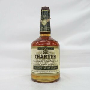 1円～【未開栓】OLD CHARTER オールドチャーター ストレート ケンタッキー バーボン ウイスキー 700ml 40% 11585666 0525