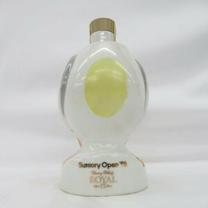 1円～【未開栓】SUNTORY サントリー ローヤル プレミアム 15年 サントリーオープン 1998 記念ボトル 陶器 ウイスキー 500ml 11581334 0525