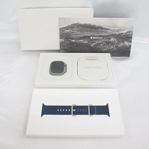 Apple Watch Ultra 2 GPS＋Cellularモデル 49mm チタニウムケースとブルーオーシャンバンド MREG3J/A