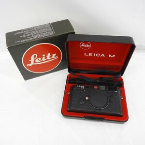 【中古品】LEICA ライカ レンジファインダーカメラ M6 ブラック 10404 1985年製 167万番台 11575446 0525