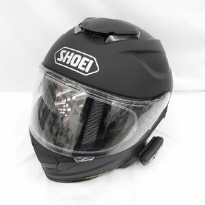 【中古品】SHOEI ショウエイ フルフェイスヘルメット GT-Air II マットブラック サイズ：XL(61cm) インカム FREECOM1+付き 907342504 0526