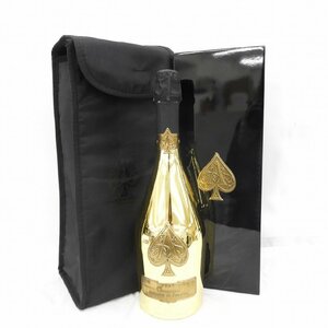 1円～【未開栓】ARMAND DE BRIGNAC アルマン・ド・ブリニャック ブリュット ゴールド シャンパン 750ml 12.5% ケース付き 11587554 0527