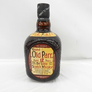 1円～【未開栓】Grand Old Parr グランド オールドパー 12年 デラックス スコッチ ウイスキー 750ml 43％ 11573801 0528