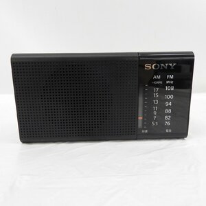 1 jpy ~[ beautiful goods ]SONY Sony handy portable radio ICF-P37 black body only 708102009 0528