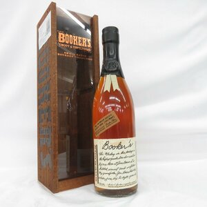 【未開栓】BOOKER'S ブッカーズ 7年 1ヶ月 2023 ウイスキー 750ml 63.30% 木箱付 11587345 0529