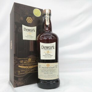 1円～【未開栓】Dewar's デュワーズ 18年 トゥルースコッチ ブレンデッド ウイスキー 1000ml 40% 箱付 945120460 0531