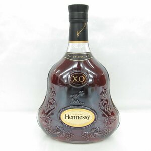 【未開栓】Hennessy ヘネシー XO 黒キャップ クリアボトル ブランデー 700ml 40% 11590696 0602