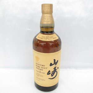 【未開栓】SUNTORY サントリー 山崎 12年 ピュアモルト ウイスキー 750ml 43％ 836126329 0602