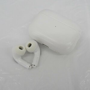 【中古品】Apple アップル ワイヤレスイヤホン AirPods Pro エアーポッズプロ 第2世代 MQD83J/A イヤホン+ケースのみ 11589936 0601