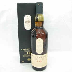 【未開栓】LAGAVULIN ラガヴーリン 16年 シングルモルト ウイスキー 700ml 43% 箱付 11589149 0602