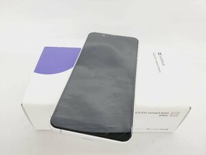 1円～【美品】SoftBank ソフトバンク スマートフォン SHARP AQUOS sense3 basic 907SH シルバー 判定○ ※SIMロック解除済み 11573851 0516