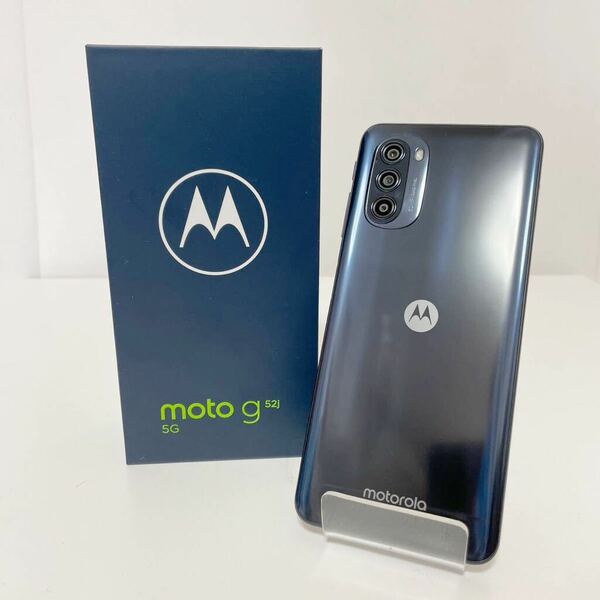Motorola moto g52j 5G Ⅱ 128GB XT2219-1 インクブラック SIMフリー 中古