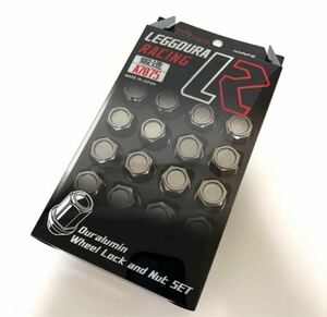 KYO-EI 協栄産業 Kicks LEGGDURA RACING キックス レデューラレーシング ホイールナット&ロックナットセット 20PCS ガンメタ 未使用 