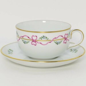  translation have augaru ton cup & saucer # Be da-ma year ribbon C&S Western-style tableware 1 customer AUGARTEN 1 class goods 