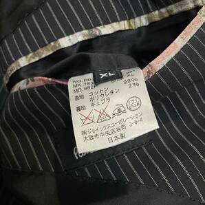 ★1円〜 美品 PS Paul Smith ポールスミス 日本製 ストレッチ ストライプ テーラードジャケット XLサイズ★の画像8