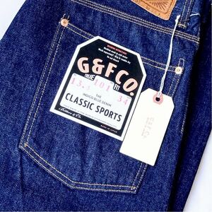 G&F Co. LOT 101 DENIM PANTS SIZE 34 13.5oz BITTERS STORE / CLASSIC SPORTS ビターズ デニムパンツ ワークパンツ ヴィンテージ 40s