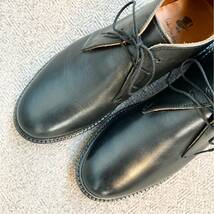 London Shoe Make CHUKKA BOOTS BLACK UK8 26.5㎝ ロンドンシューメイク チャッカブーツ / MICHELIN TRIUMPH 英国 ブーツ 革靴_画像5