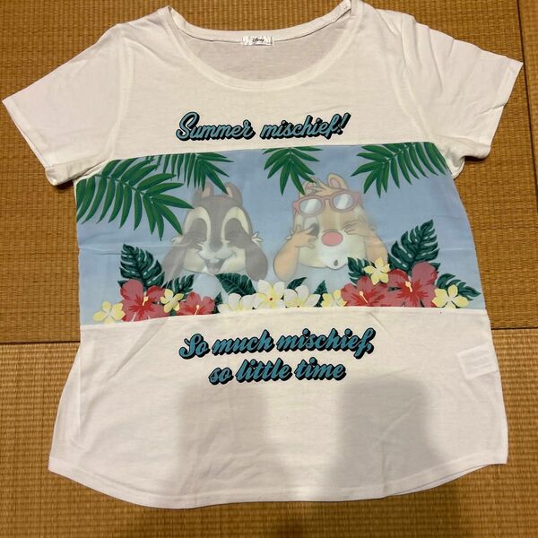 ディズニー　 半袖 Tシャツ 白　大きいサイズ　3L