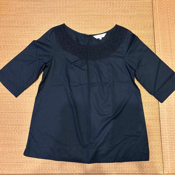 KUMIKYOKU シャツ　サイズ2 紺色