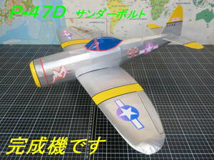[ free shipping ][ Thunderbolt ]P-47D war ... machine 1/20 finished machine bya LUKA tia