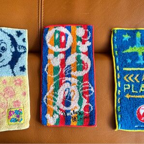 子供用 ミニハンカチ 3枚セット未使用 ディズニー JAL飛行機