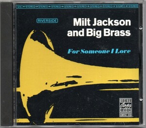 ★MILT JACKSON/ミルト・ジャクソン★FOR SOMEONE I LOVE★OJC初期盤